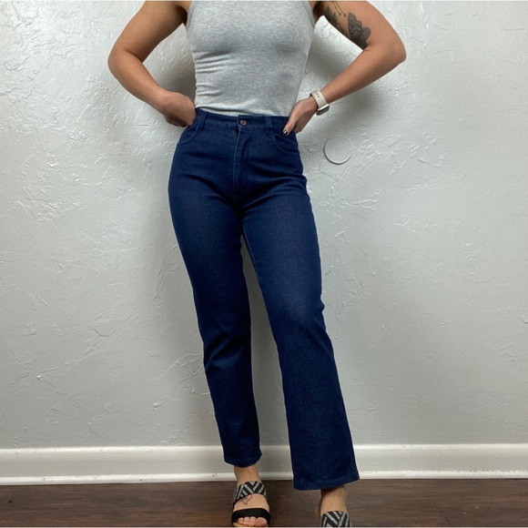 Vintage Denim - Specchio vintage style high waist ankle jeans 26